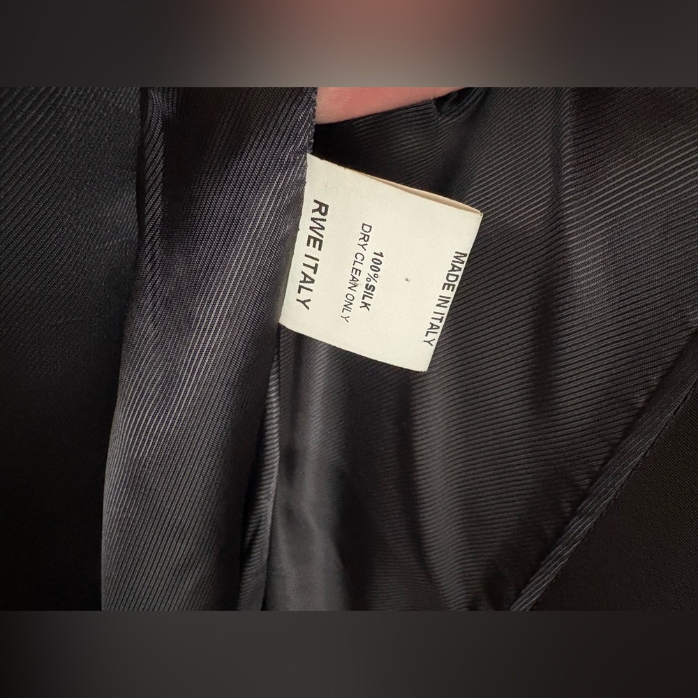 Zac Posen 100% Silk Trench Coat - Picture 6 of 9